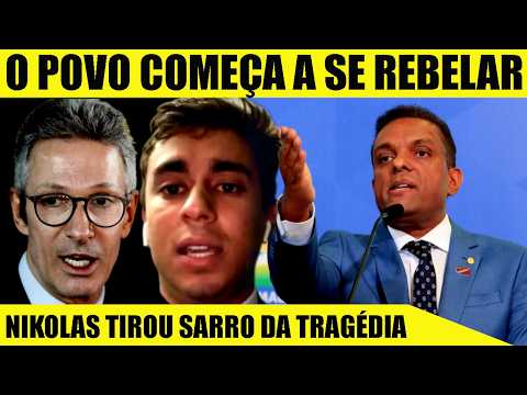 Nikolas and Zema are being insulted by the crowd live on air! They're about to get punched in the...