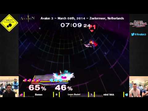 Avalon III - Remen (Falco) vs Mind Trick (Yoshi) - Losers Bracket SSBM Singles