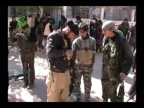 الاستعدادات الاولية لكتائب الجيش الحر لعملية تحرير مبنى الهجانة في دير الزور