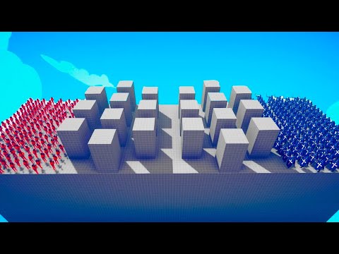 50x MELEE UNITS   TOURNAMENT IN THE LABYRINTH | TABS - Totally Accurate Battle Simulator