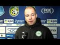 Reactie trainer Danny Buijs na nederlaag in Sittard