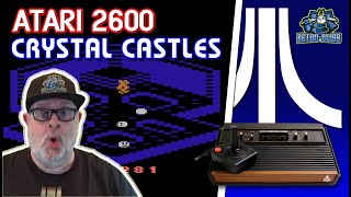 ATARI 2600 Crystal Castles! Retro Bliss Gameplay!