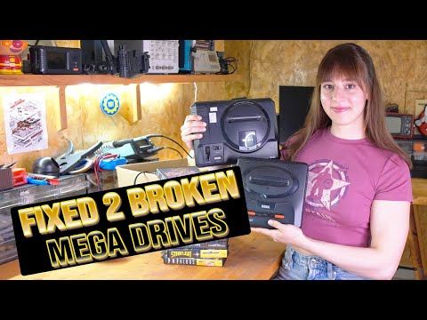 Saving Two Broken Sega Mega Drives / Genesis!