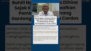 Bahlil Maafkan Pembuat Meme yang Hina Dirinya: Orang Ganteng Belum Tentu Cerdas Pikirannya