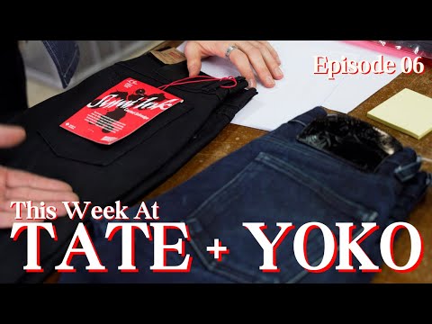 Before & After Faded Sumi Ink Coated Selvedge Denim - This Week At Tate + Yoko : Episode 06