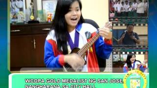 preview picture of video 'WCOPA Gold Medalist ng San Jose, Nangharana sa City Hall'
