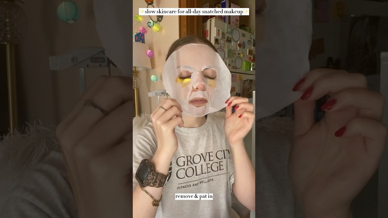 Slow Skincare = Snatched All Day 💄 #skincareroutine #makeupbase #slowbeauty