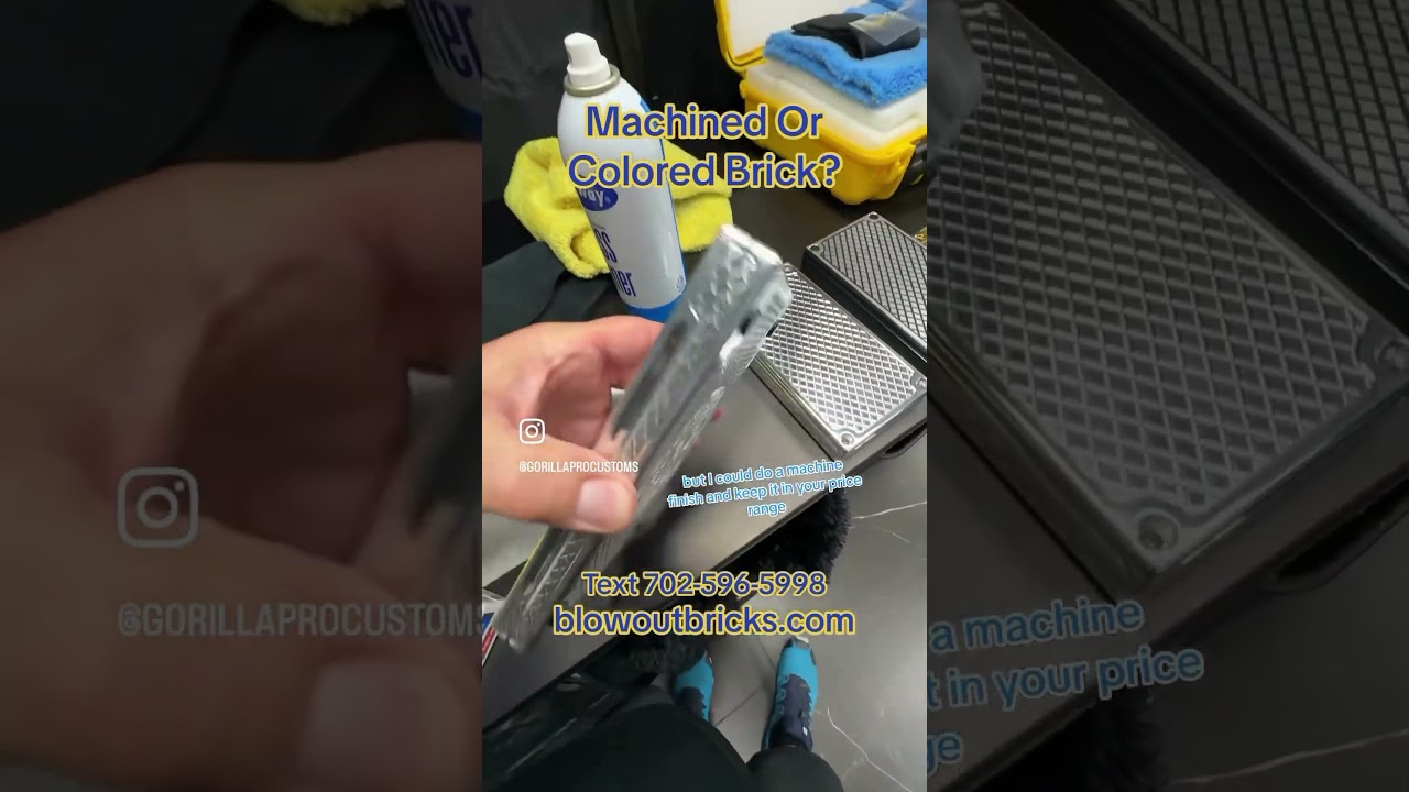 Machined Or Colored Brick???GorillaProCustoms.com