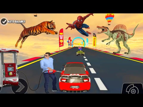 Impossible Car Tracks 3D - New Update Multiplayer Mode - Green Car Driving Simulator