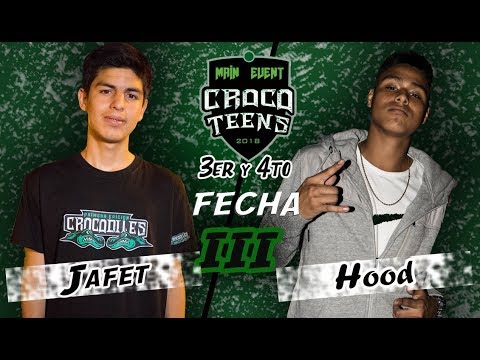JAFET vs HOOD - 3er y 4to - Fecha 3 ( Torneo 2018 ) - Crocoteens