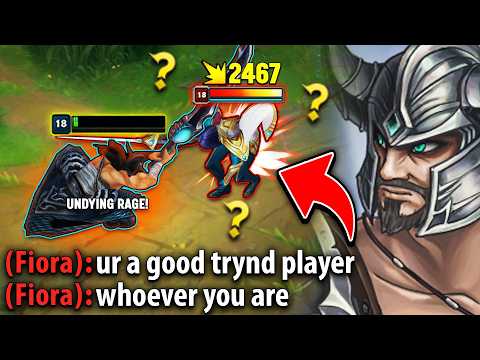 I destroyed this Fiora and earned her respect, but she doesn't know I'm the Rank 1 Trynd