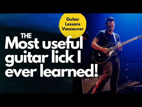 The most useful guitar lick I ever learned