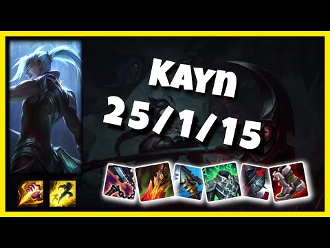Kayn vs Hecarim KOREAN Challenger JUNGLE (25/1/15) Gameplay Replay - Patch 10.23