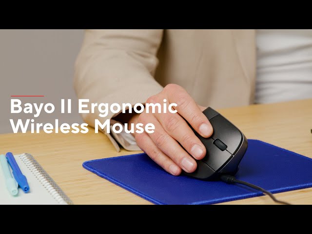 Trust Bayo II Ratón Vertical Inalámbrico Óptico para Mano Derecha 2400 DPI Negro video