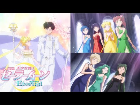 [1080p] Neo-Queen Serenity, King Endymion, & Sailor Princesses Transformation