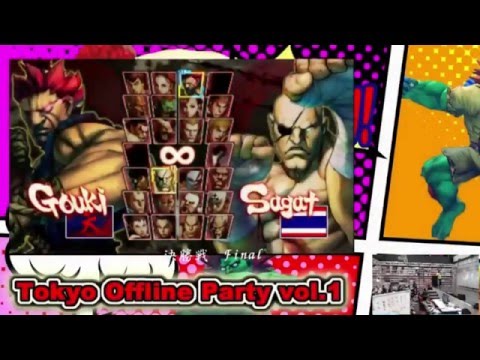 SF4 vanilla Momochi(Akuma) vs Mago(Sagat)　【TokyoOfflineParty】