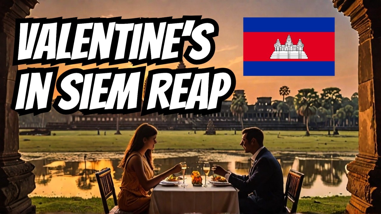 🇰🇭 Experience Siem Reap on Valentine’s Day ❤️ – Cambodia 2025