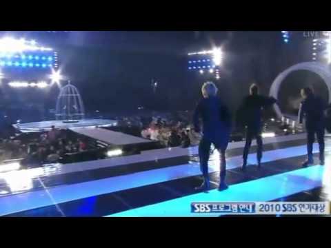 [ HD ]SHINEE feat F(x) Lucifer SBS Gayo Daejun 2010