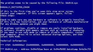 How to analyse bluescreen dump files