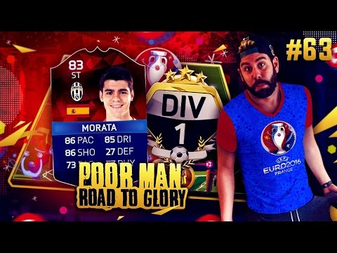 iMOTM Morata BEAST Division 1 Squad Builder!!!! - POOR MAN RTG #63 - FIFA 16 Ultimate Team