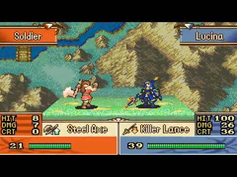 Brave Lucina Custom Animation Fire Emblem Sacred Stones Microhacking