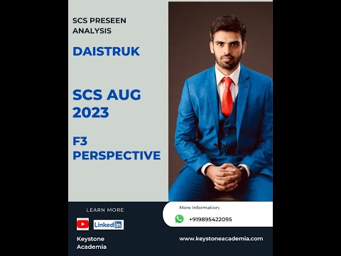 CIMA SCS August 2023 - Pre-seen Analysis - Daistruk - F3 Perspective
