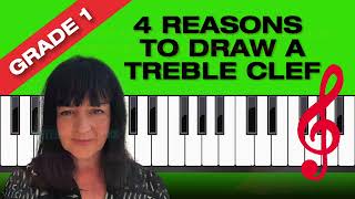 4 Reasons you should draw a Treble Clef!