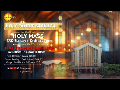 25-01-2026 | CAPUCHIN TV LIVE | 3RD SUNDAY IN ORDINARY TIME| SUNDAY OF THE WORD OF GOD