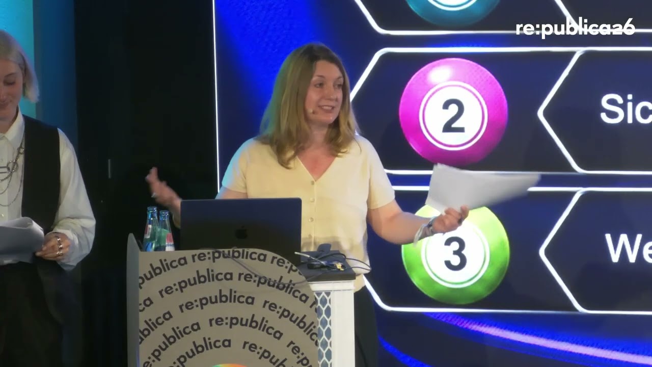 re:publica 26: Digitale Souveränität: Das Bullshit Bingo