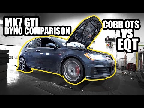 MK7 GTI Stage 2 Dyno Comparison COBB OTS vs EQT (Equilibrium Tuning)