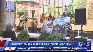 Dolly Parton introduces the HeartSong Lodge &amp; Resort