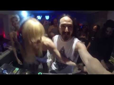 Steve Aoki and Nervo @ Café Mambo's GOPROS (PT 1)