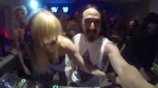 Steve Aoki and Nervo  Caf Mambos GOPROS PT 1