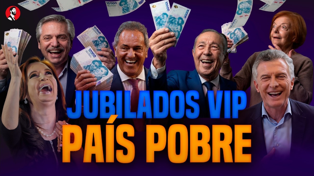 🥇 El NEGOCIO de la CASTA: 12 jubilaciones VIP cuestan $220 MILLONES por mes