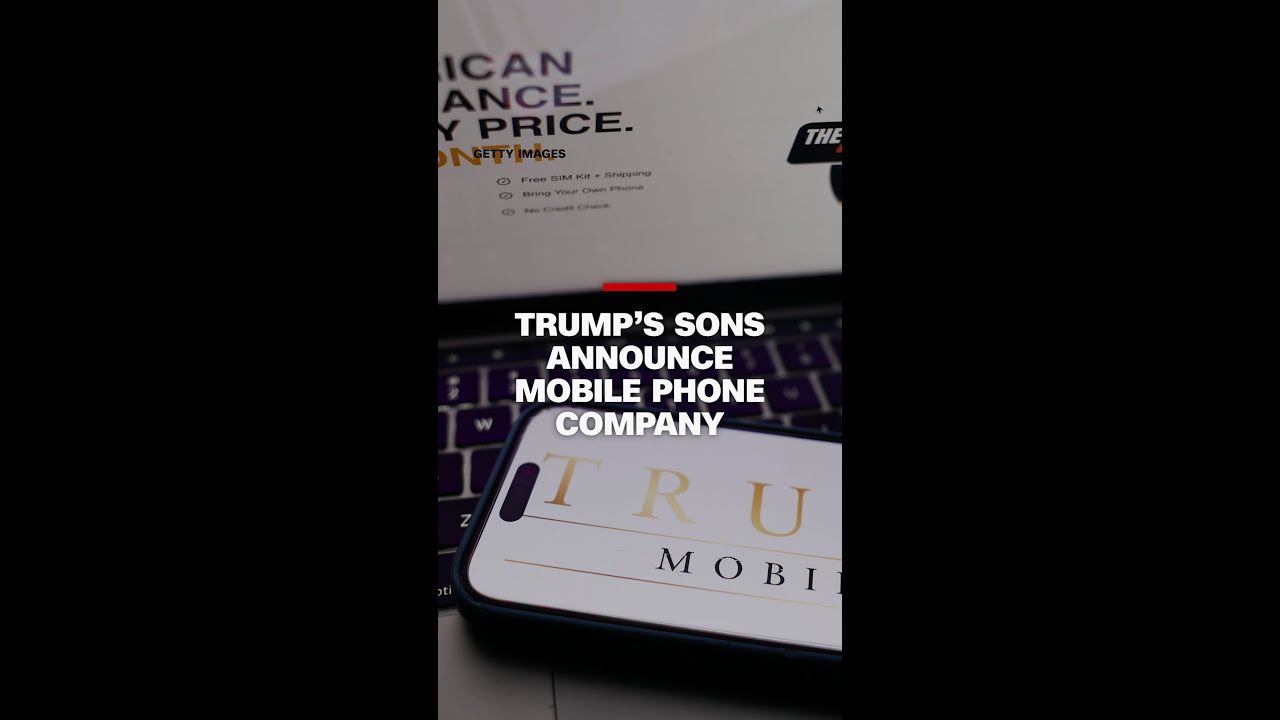 Trump’s sons announce mobile phone company