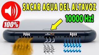 Sacar Agua Del Parlante