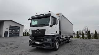 MAN TGX 26.520 / 6×2 / FIRANKA 9,3 M / DACH PODNOSZONY / OŚ PODNOSZO