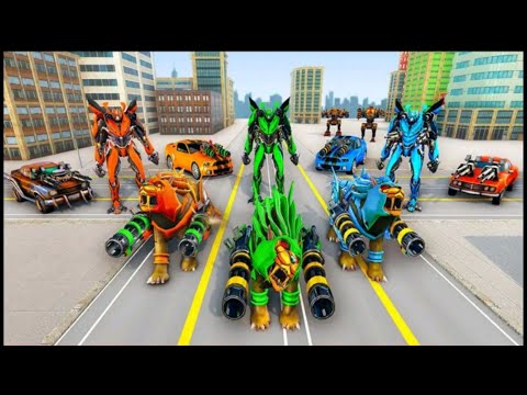 Lion Robot Transformation 2021 * Android Gameplay