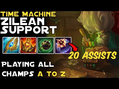 they got an early inhib top.. SO I CARRIED ON ZILEAN SUPPORT!!  - Round 1 - League of Legends