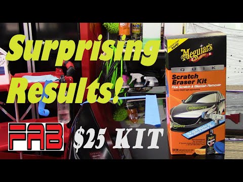 It's so Easy and It Works! $25 Meguiar's Scratch Eraser Kit and All You Need is a Drill!