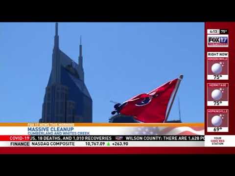 Riverkeeper Removes 1 Ton of Nashville Tornado Debris from Cumberland River