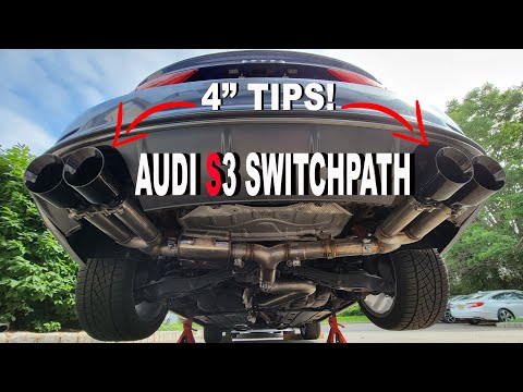 AWE SwitchPath (Valved) Exhaust Install + Sound Clips | Audi S3 / Golf R