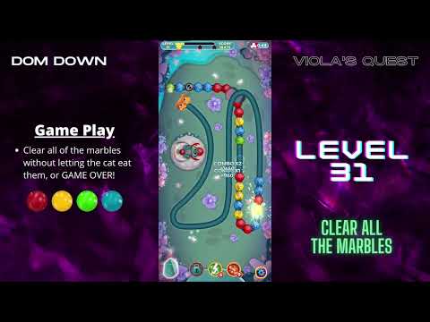 Viola's Quest 🟣🟠🔴 / Level 31 / Dom Down