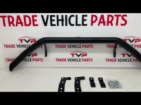 For Toyota Hilux 2020- Front Bumper City Spoiler Nudge Bull Bar Black video