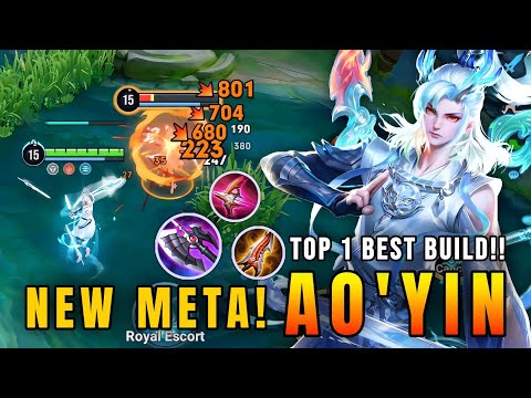 NEW META!? Ao’yin 100% Broken Farm Lane Carry – Top 1 Best Build in Honor of Kings