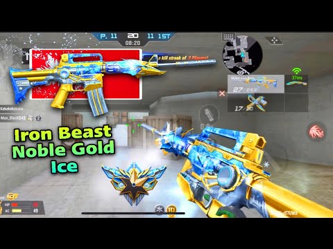 CrossFire Legends: Test M4A1 Iron Beast Noble Gold Glacier 