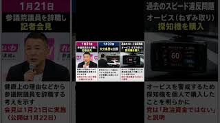 山本太郎代表が政治家引退表明…