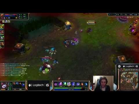 Bjergsen Lulu vs Gragas [Challenger Ranked solo queue mid]