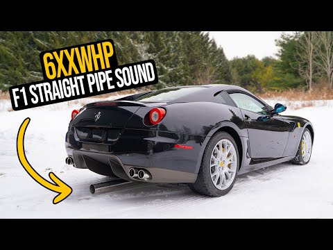INSANE F1 SOUND! - Straight Piped V12 Ferrari 599