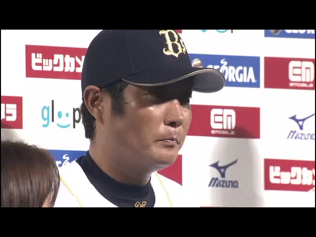 バファローズ・日高剛選手・前田祐二投手ヒーローインタビュー 9月5日 オリックス・バファローズ 対 千葉ロッテマリーンズ